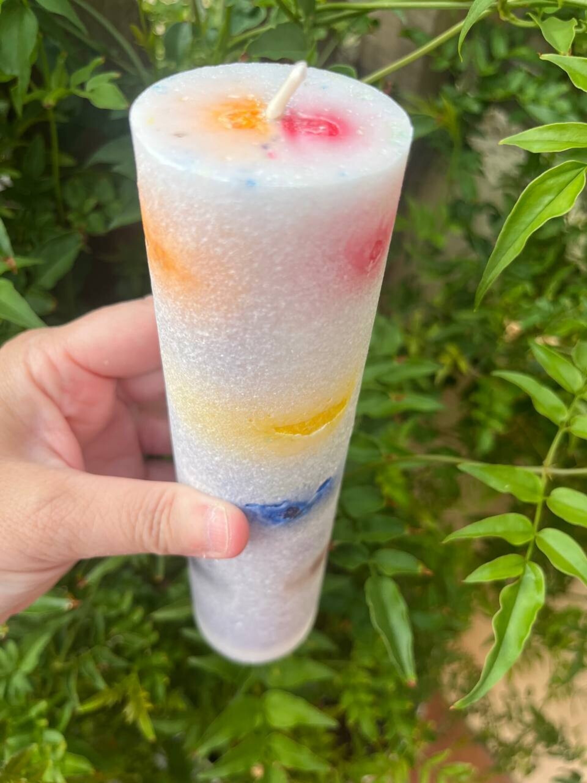 Vela Ritualizada Abre caminos 20cm. - 2